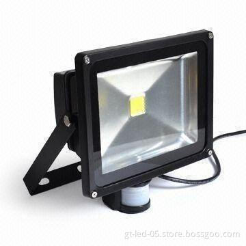 Outdoor Waterproof IP65 LED Floodlight, 10 to 100W Power, Motion Sensor/RGB Floodlight